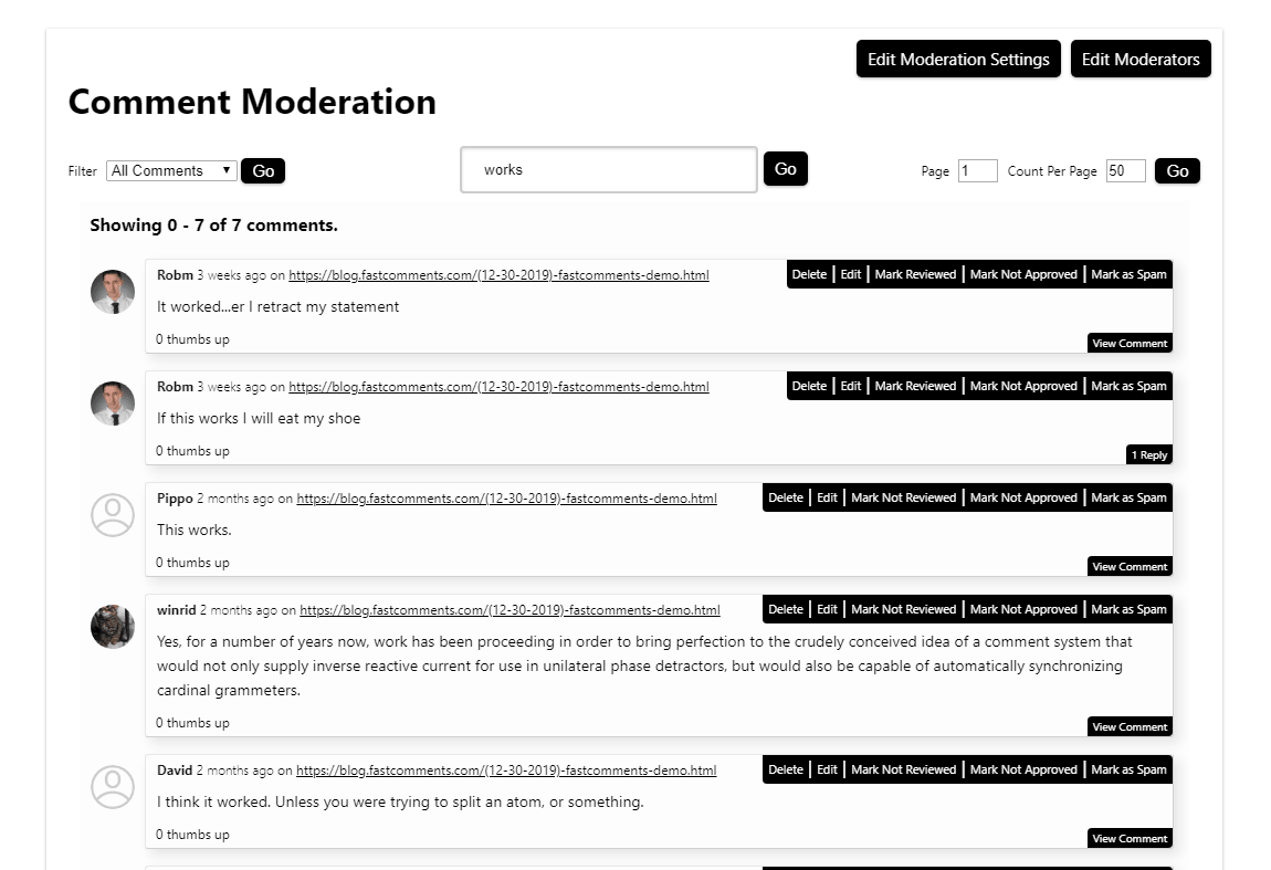 FastComments Screenshot