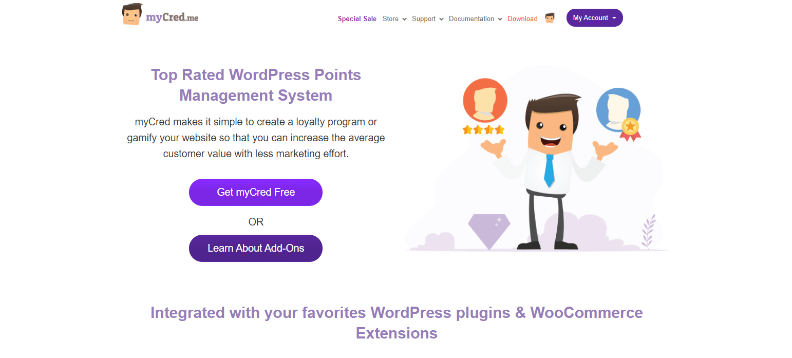 myCred Loyalty plugin Screenshot