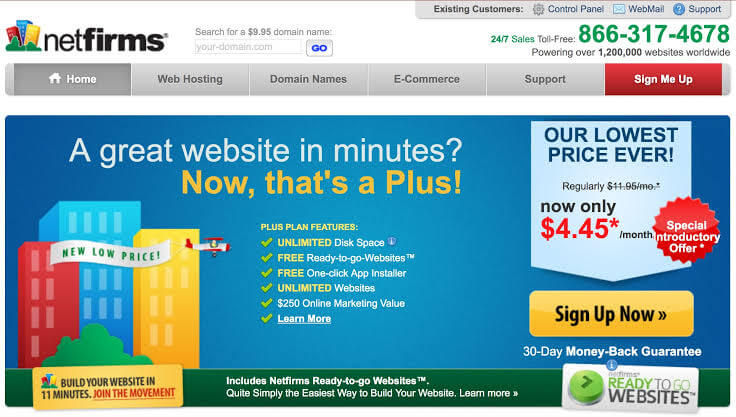Netfirms Screenshot