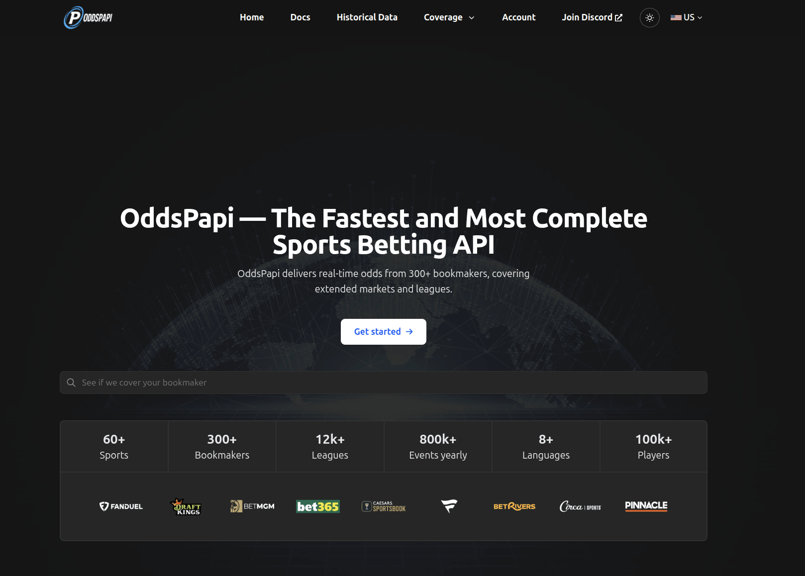 OddsPapi Screenshot