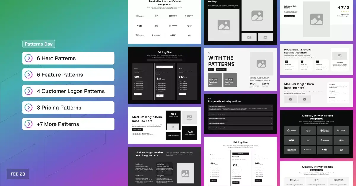 PatternsWP Screenshot