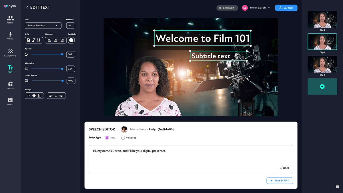 Pipio.ai Screenshot