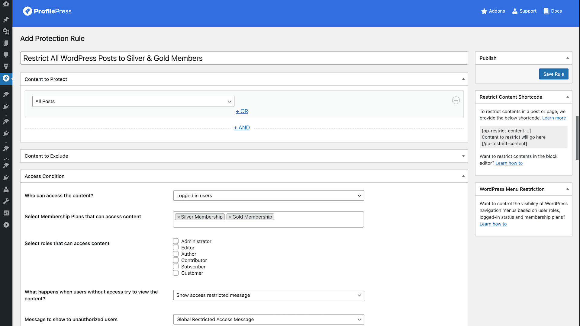 ProfilePress Screenshot