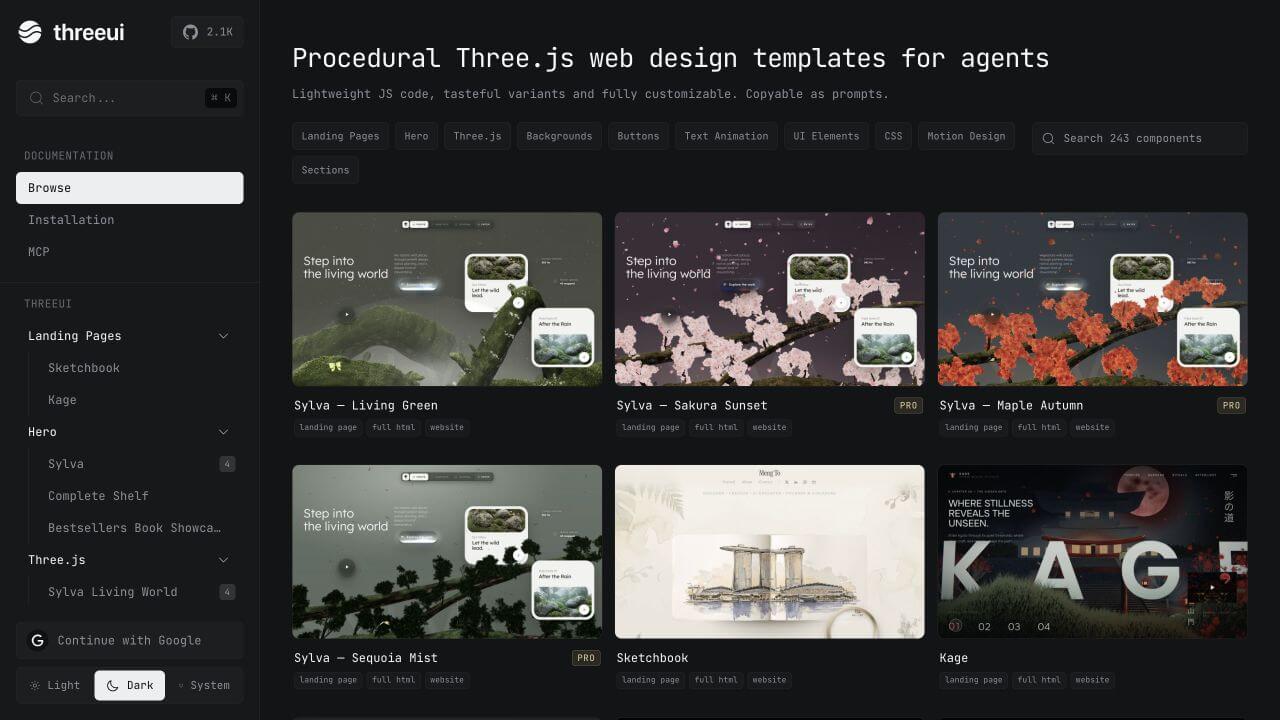 ThreeUI Screenshot