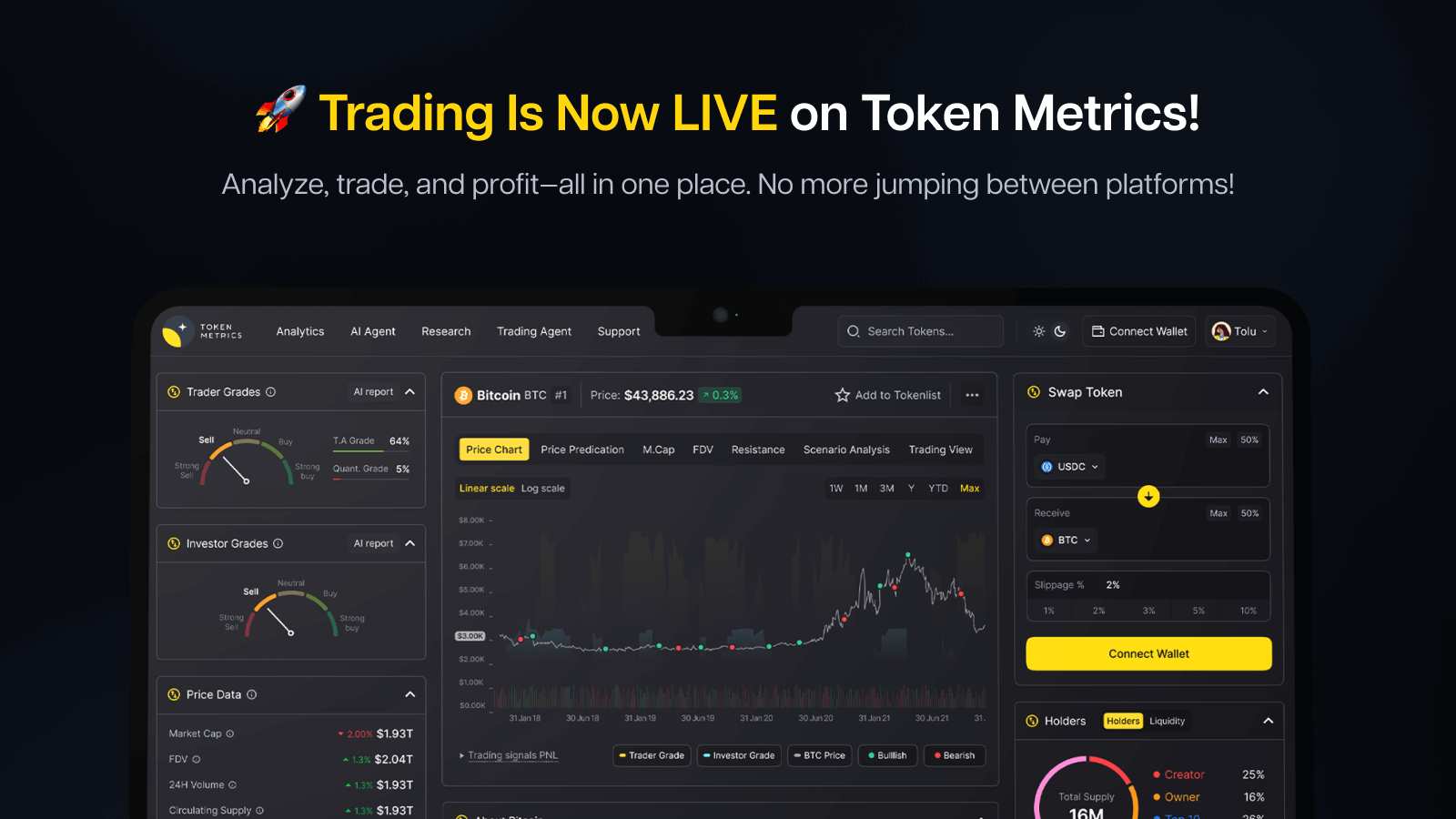 Token Metrics Screenshot