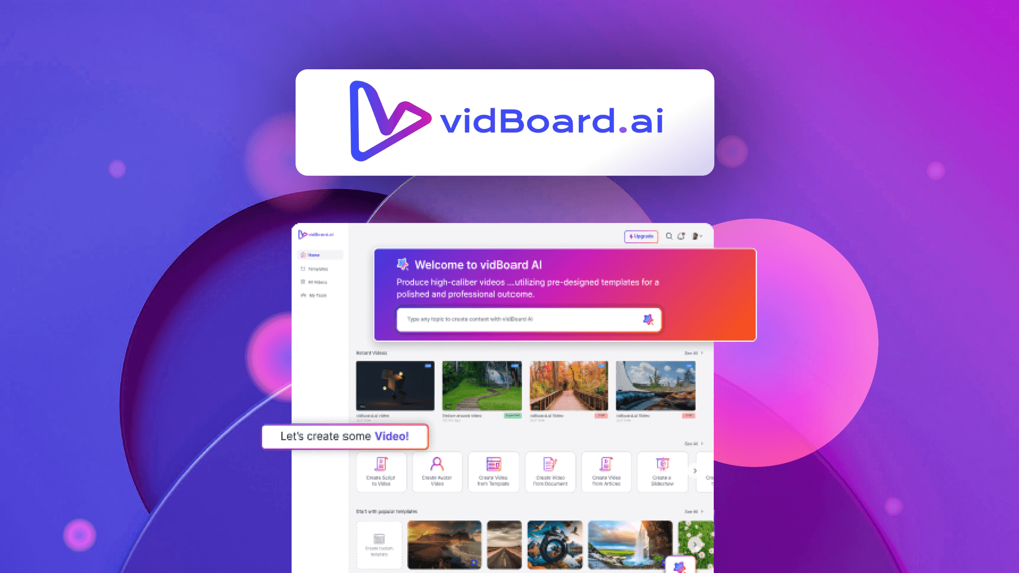 vidBoard.ai Screenshot