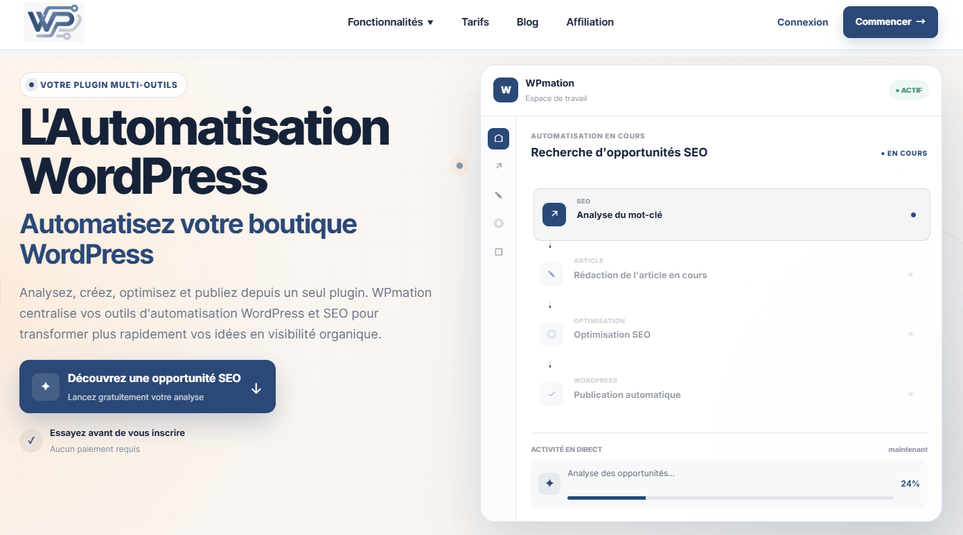 WPmation Screenshot