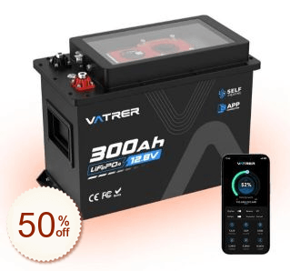 Vatrer Lithium Batteries Discount Coupon Code