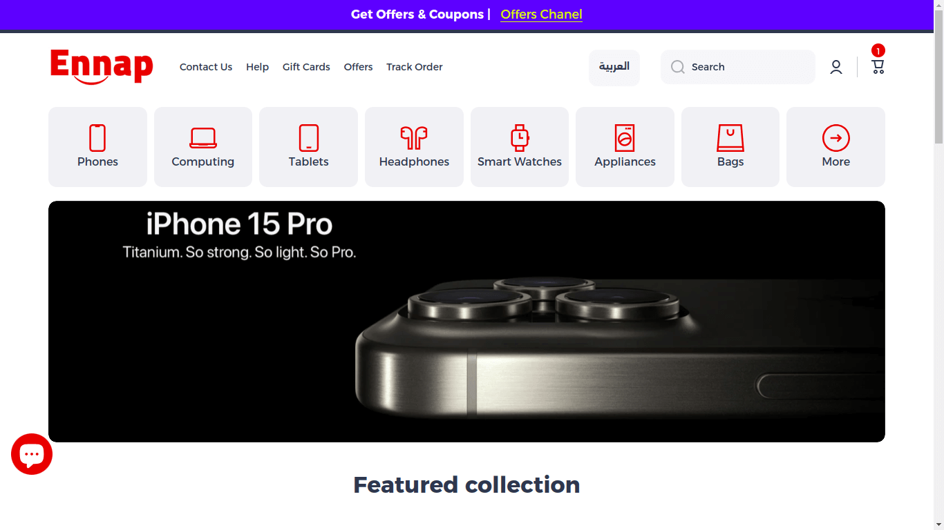 Ennap.com Screenshot