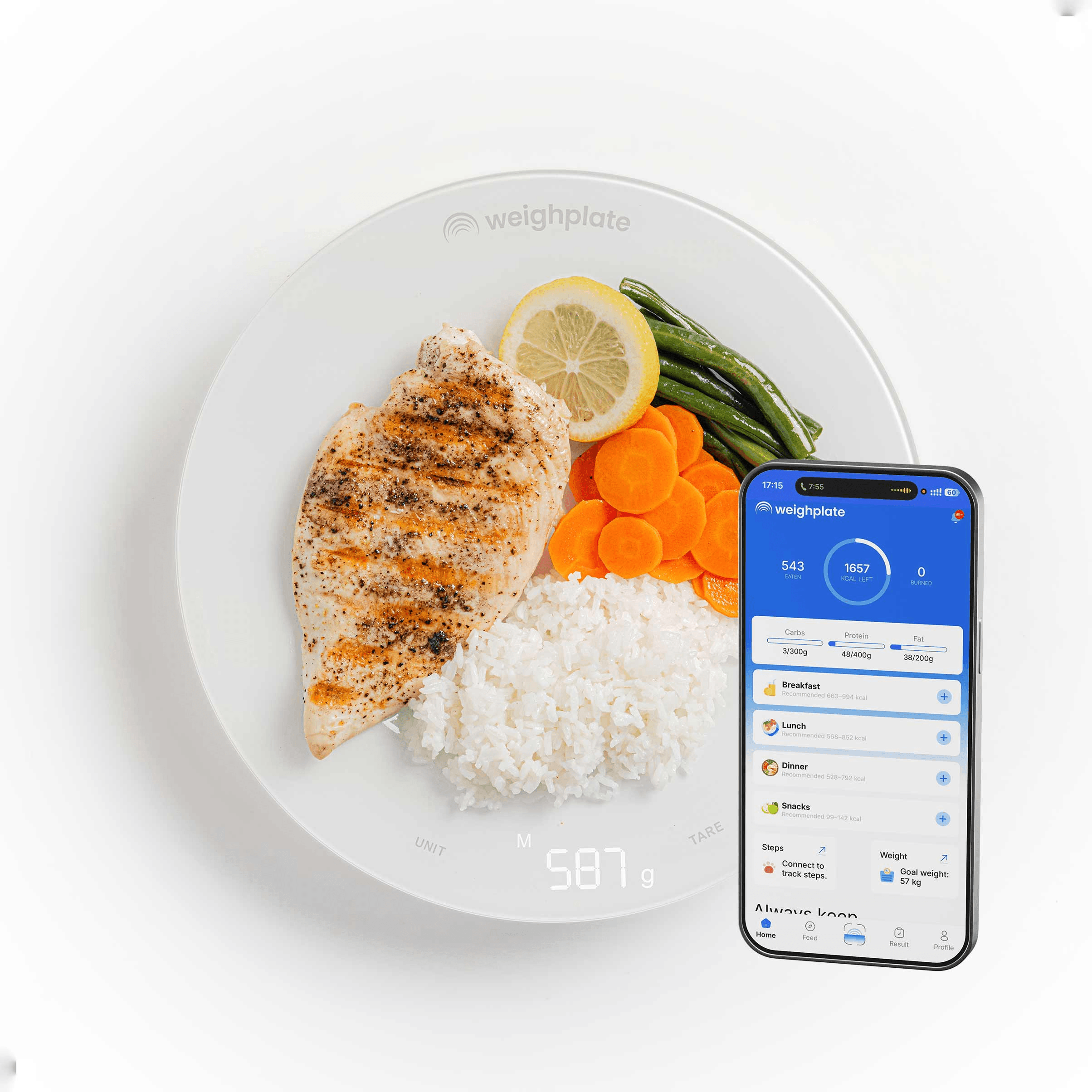 Weighplate Screenshot