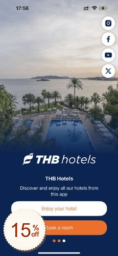 THB Hotels割引クーポンコード