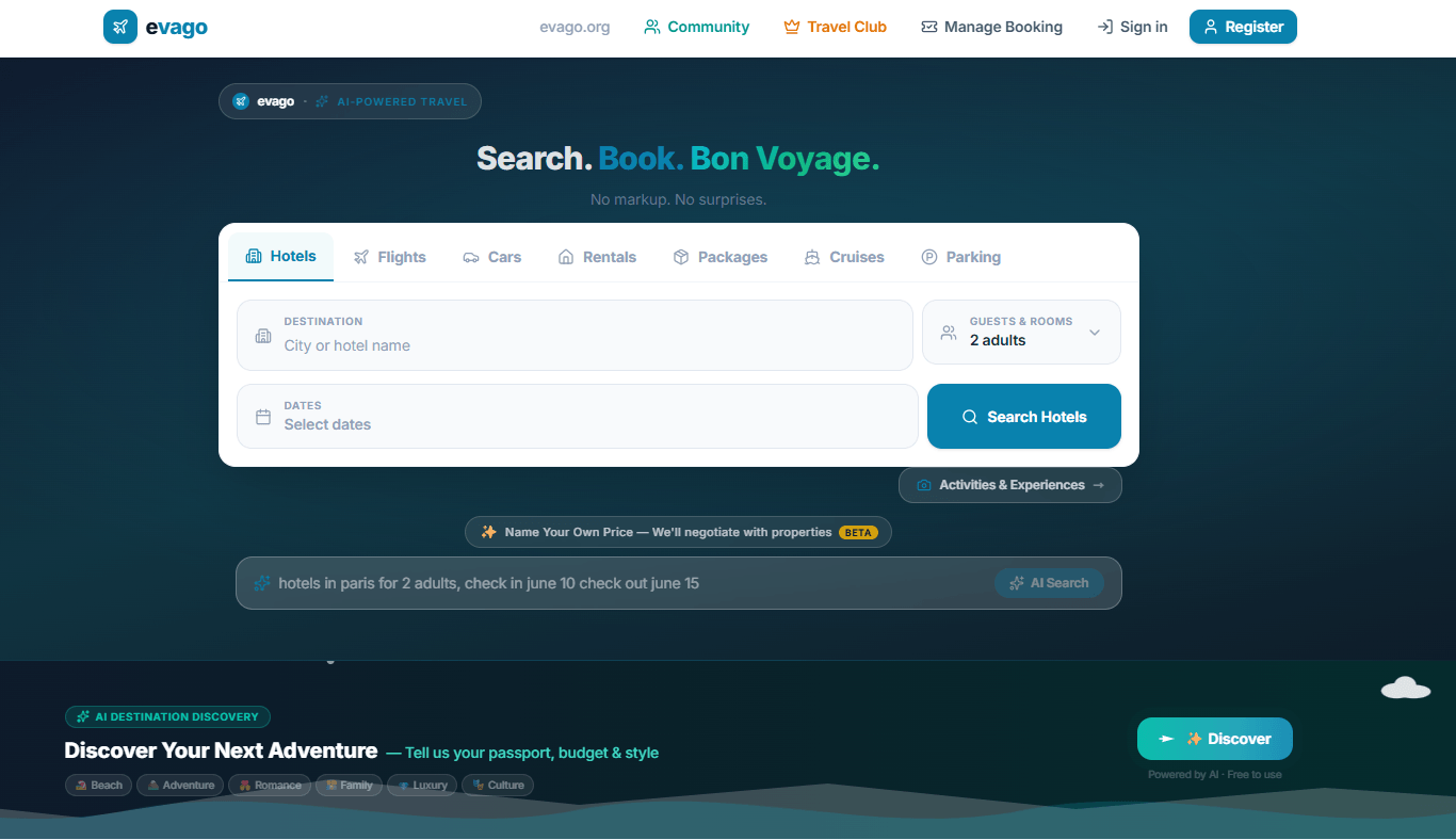 Evago Screenshot