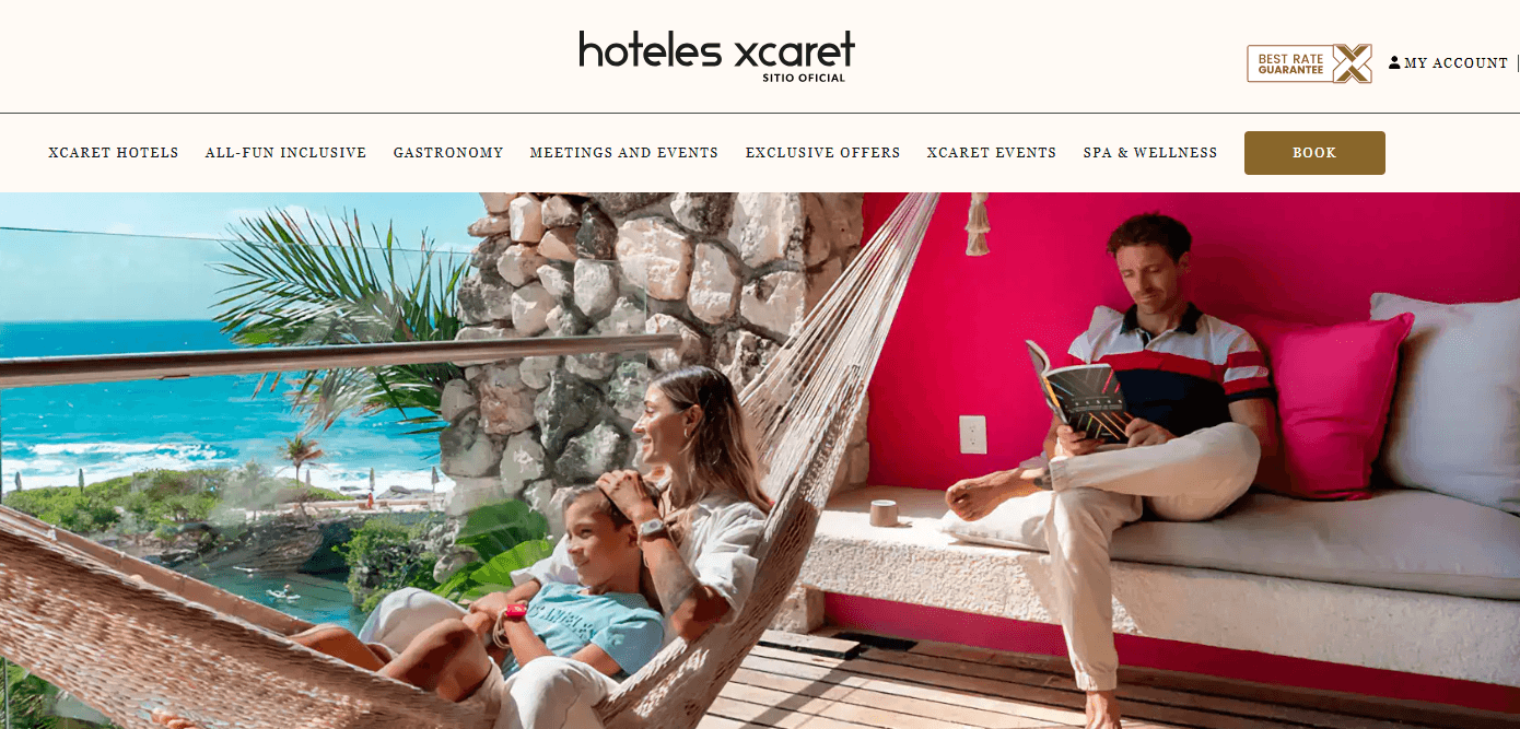 Hoteles Xcaret Screenshot