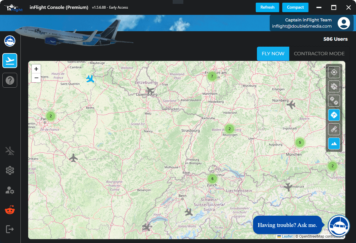 inflight Addon Screenshot
