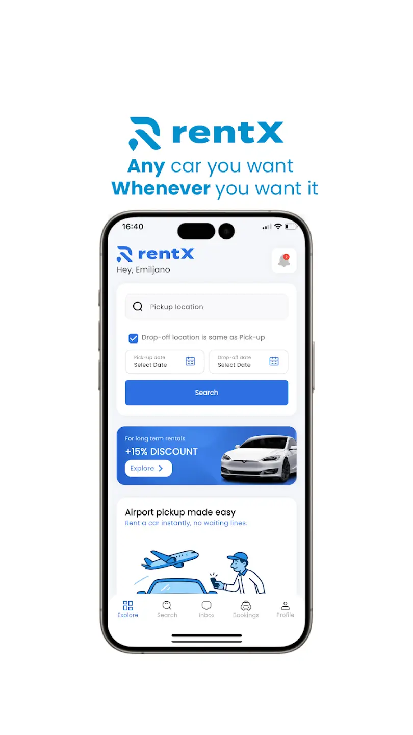 RentX Screenshot