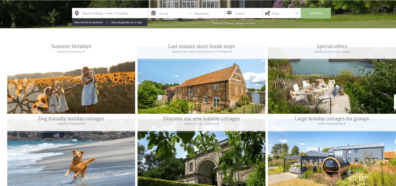 Rural Retreats Screenshot