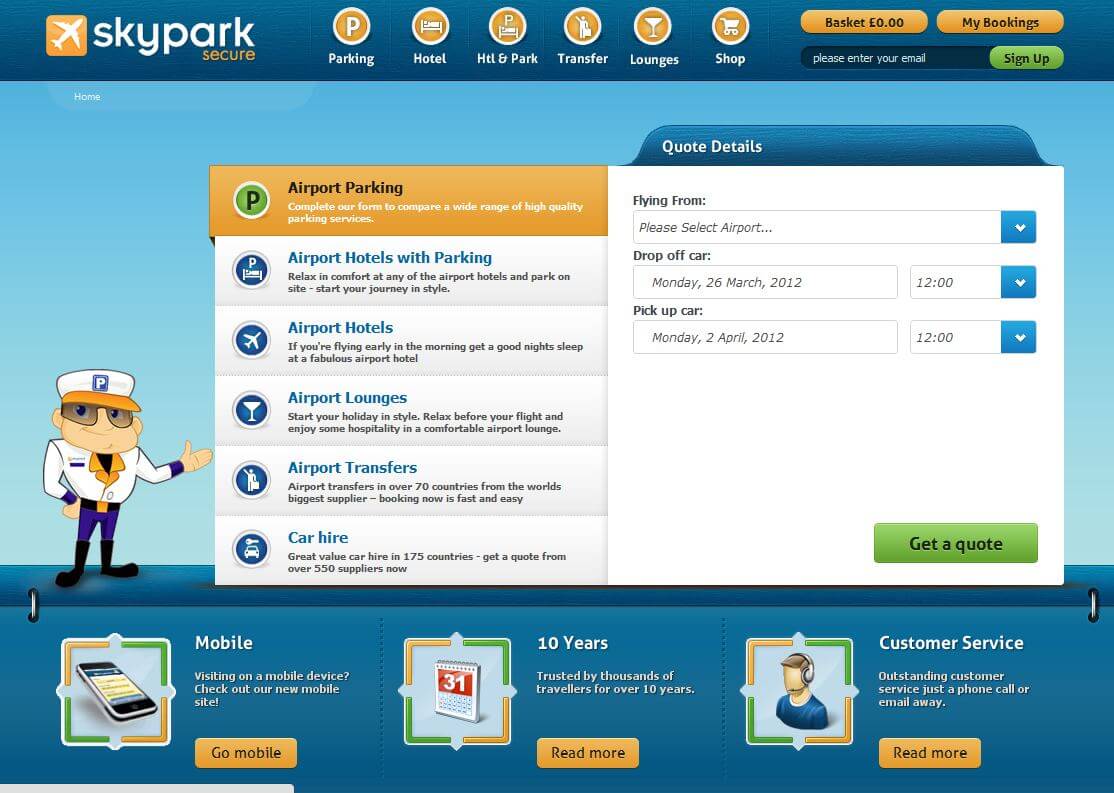 SkyParkSecure Screenshot