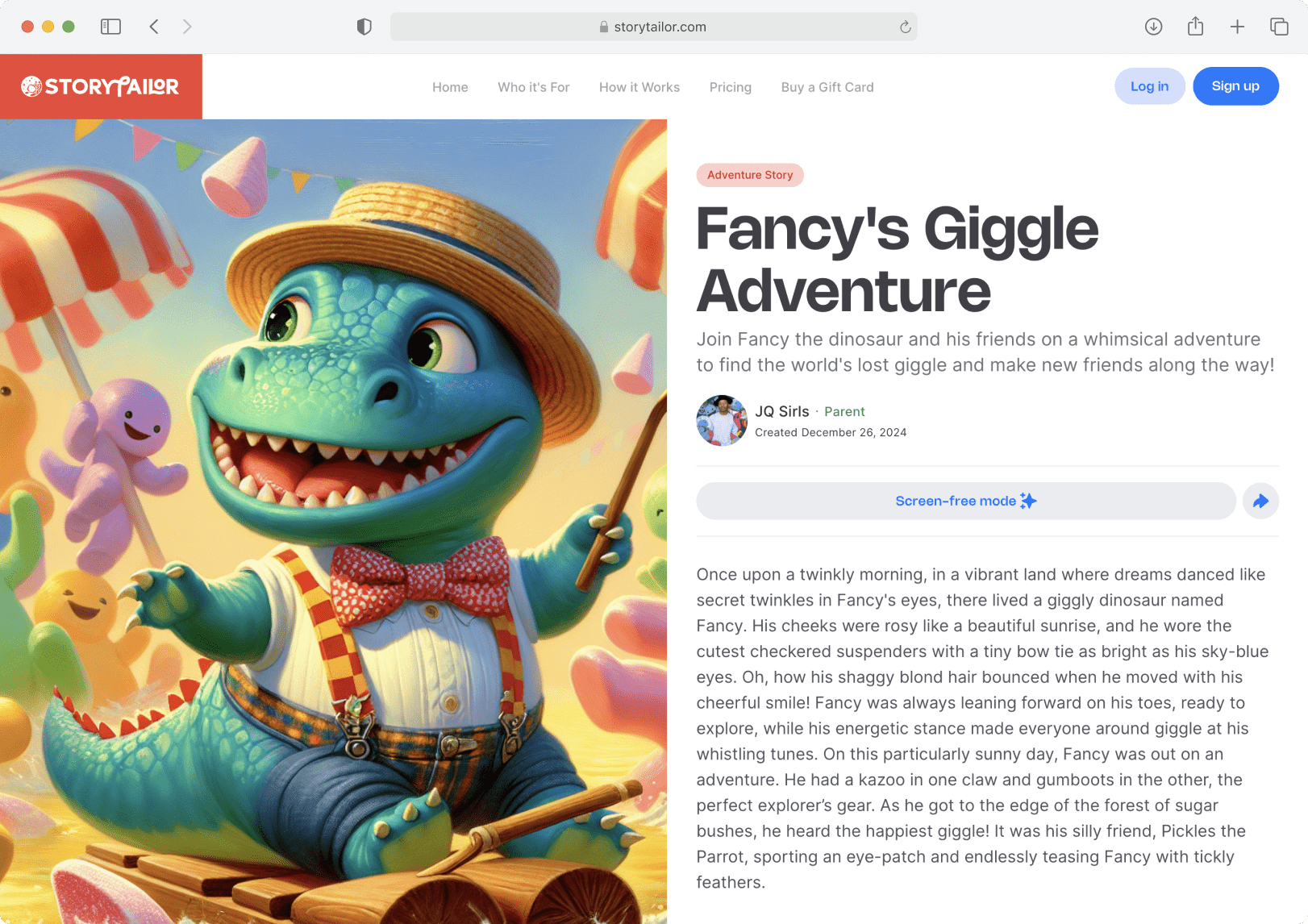 Storytailor Screenshot
