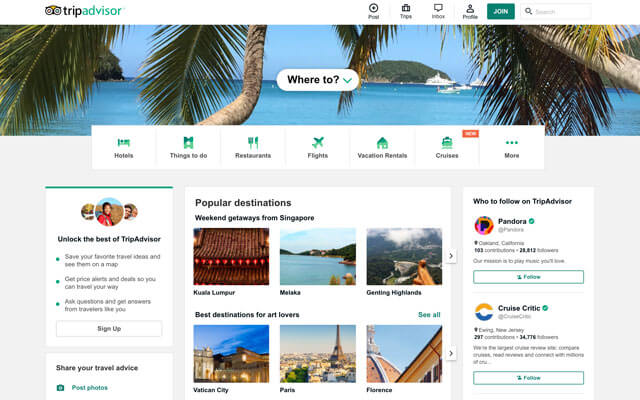 Tripadvisor Screenshot