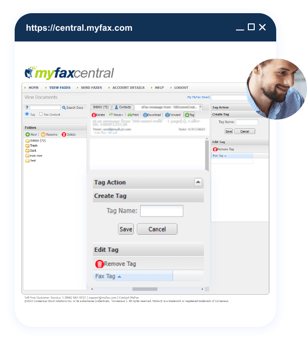 MyFax Screenshot