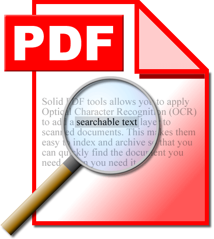 PDF tools with OCR function