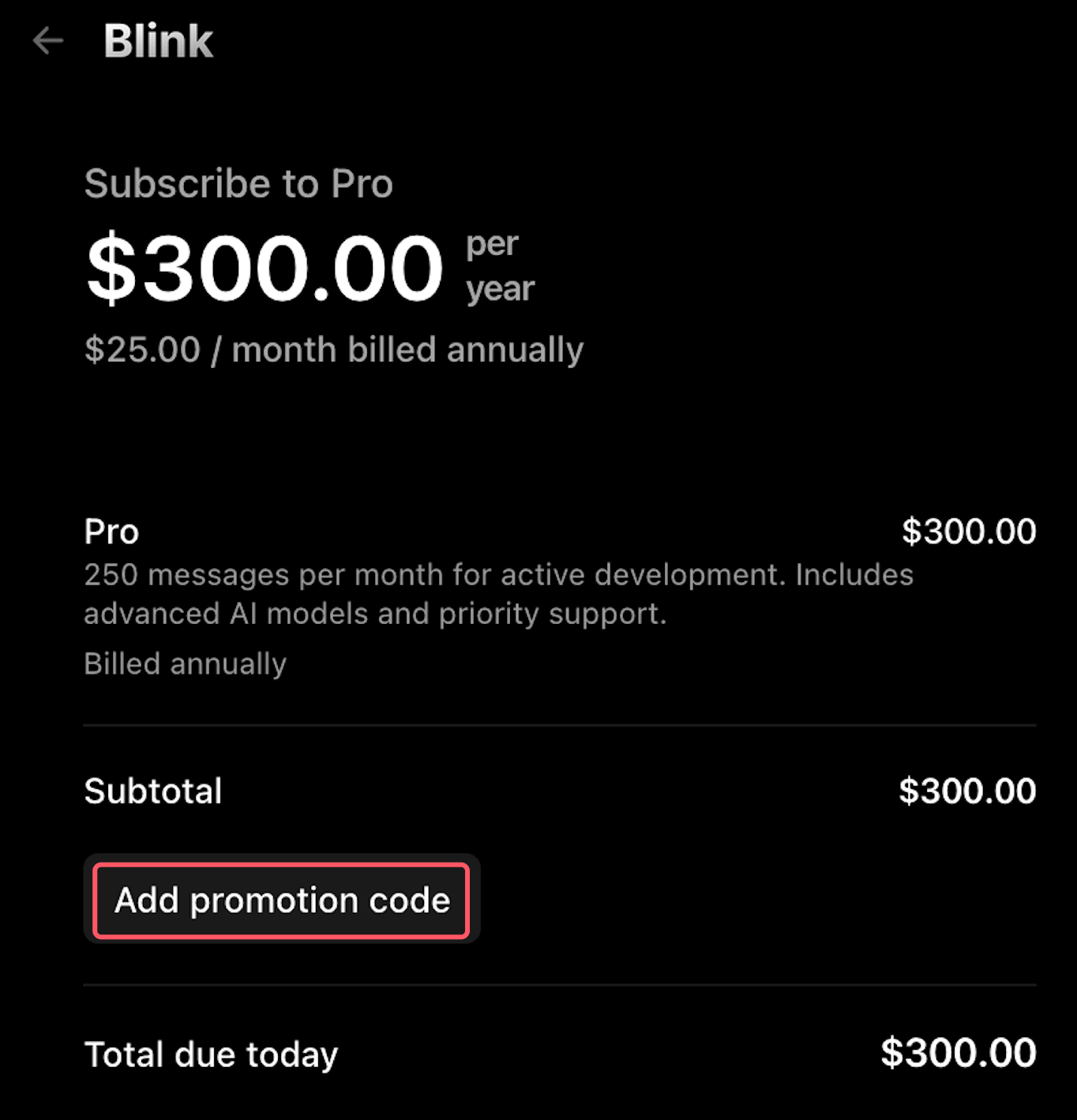 Blink.new Discount