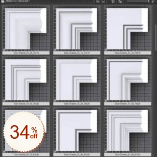 KStudio Mitered Door-Drawer Moldings Bundle割引クーポンコード