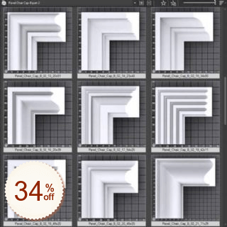 KStudio Panel Chair Rail Molding Bundle割引クーポンコード