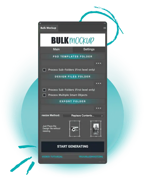 Bulk Mockup Screenshot