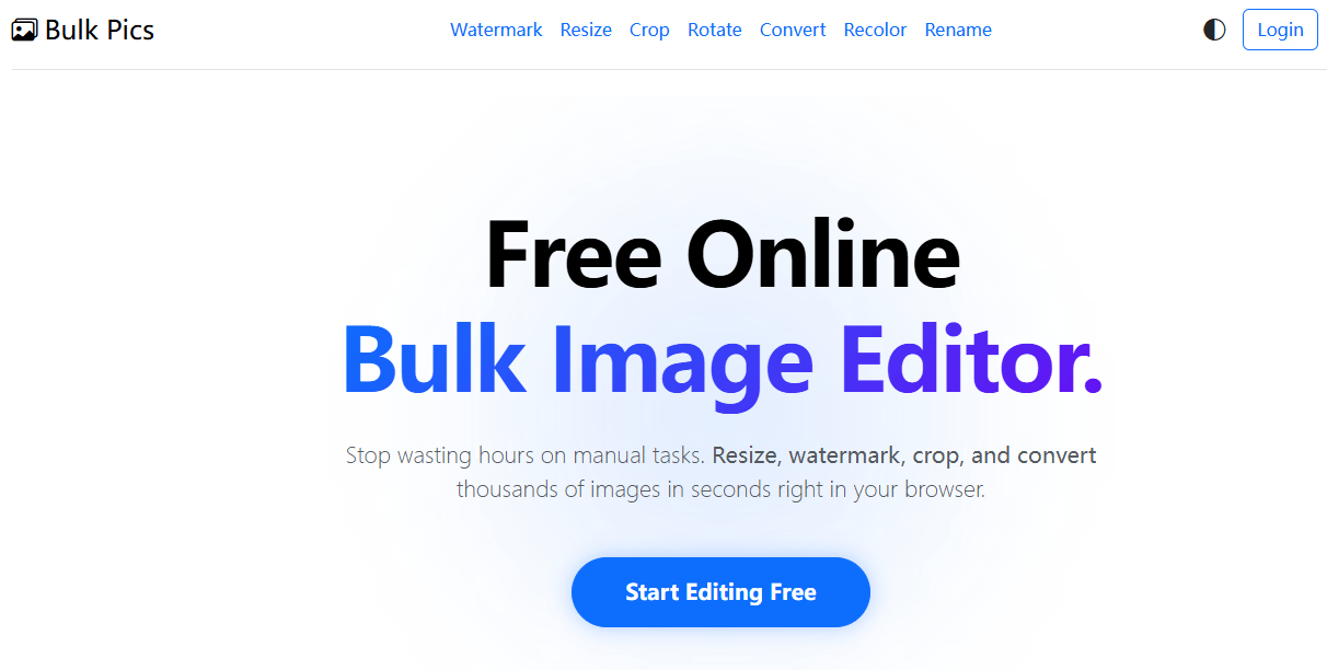 Bulk Pics Screenshot