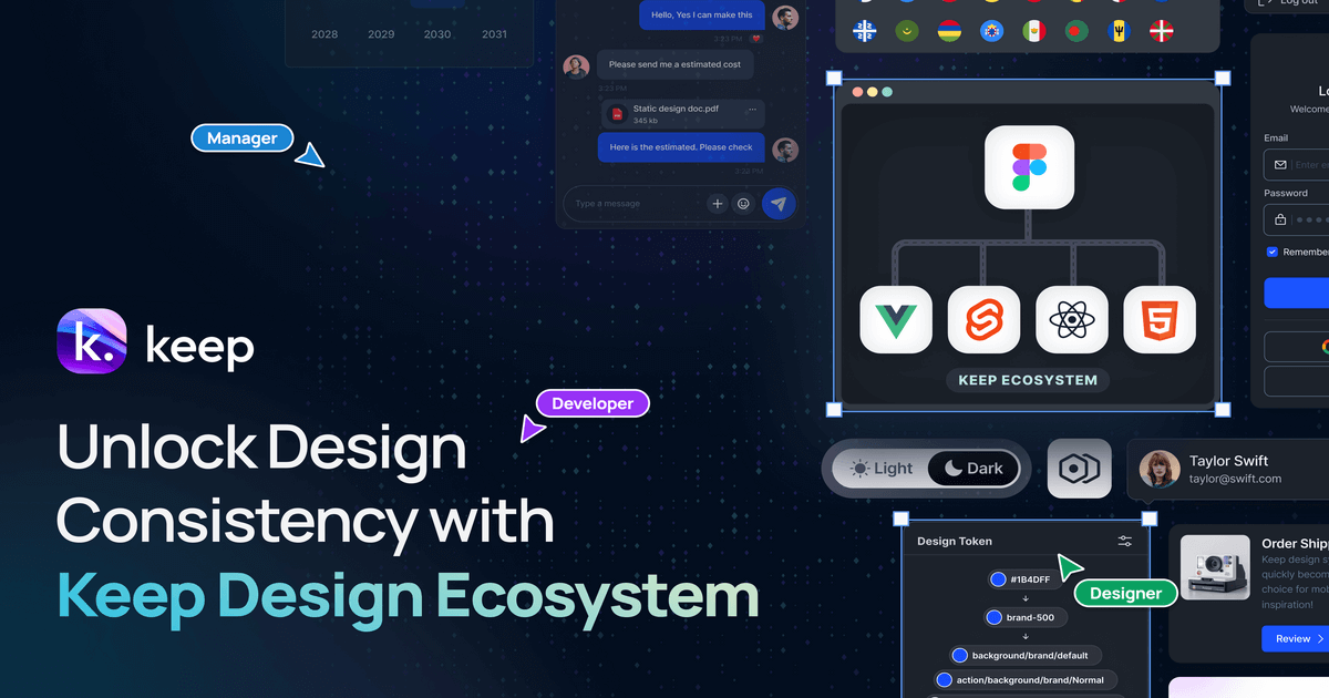 Keep Design System Screenshot