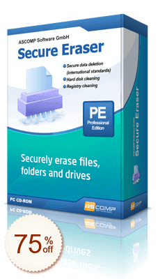ASCOMP Secure Eraser割引クーポンコード