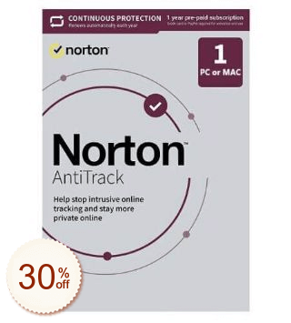 Norton AntiTrack割引クーポンコード