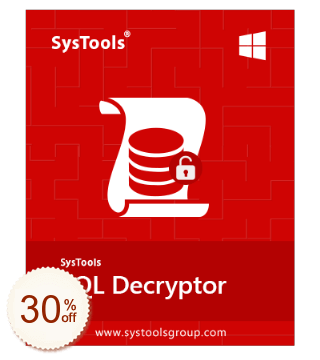 SysTools SQL Decryptor割引クーポンコード