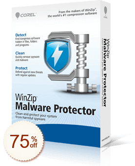 WinZip Malware Protector割引クーポンコード