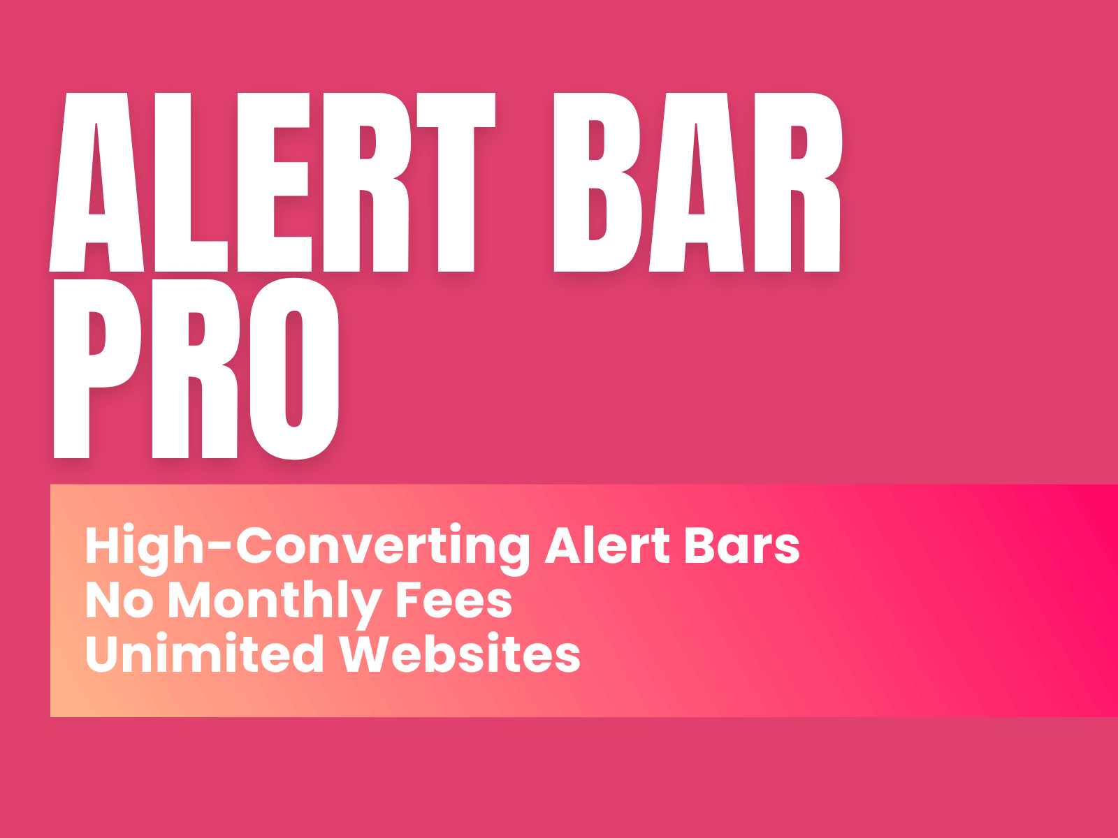 AlertBarPro Screenshot