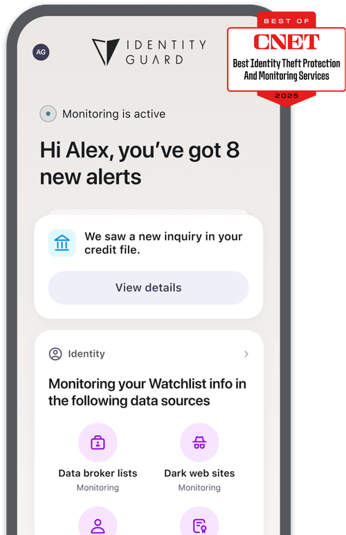 Identity Guard Screenshot
