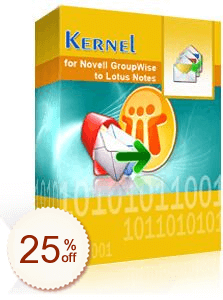 Kernel for GroupWise to Lotus Notes Discount Coupon