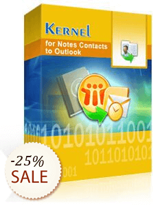 Kernel for Notes Contacts to Outlook Discount Coupon