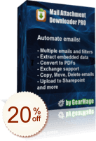 Mail Attachment Downloader PRO割引クーポンコード