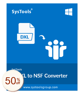 SysTools DXL to NSF Converter割引クーポンコード