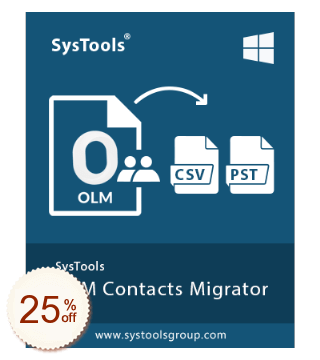 SysTools OLM Contacts Migrator割引クーポンコード