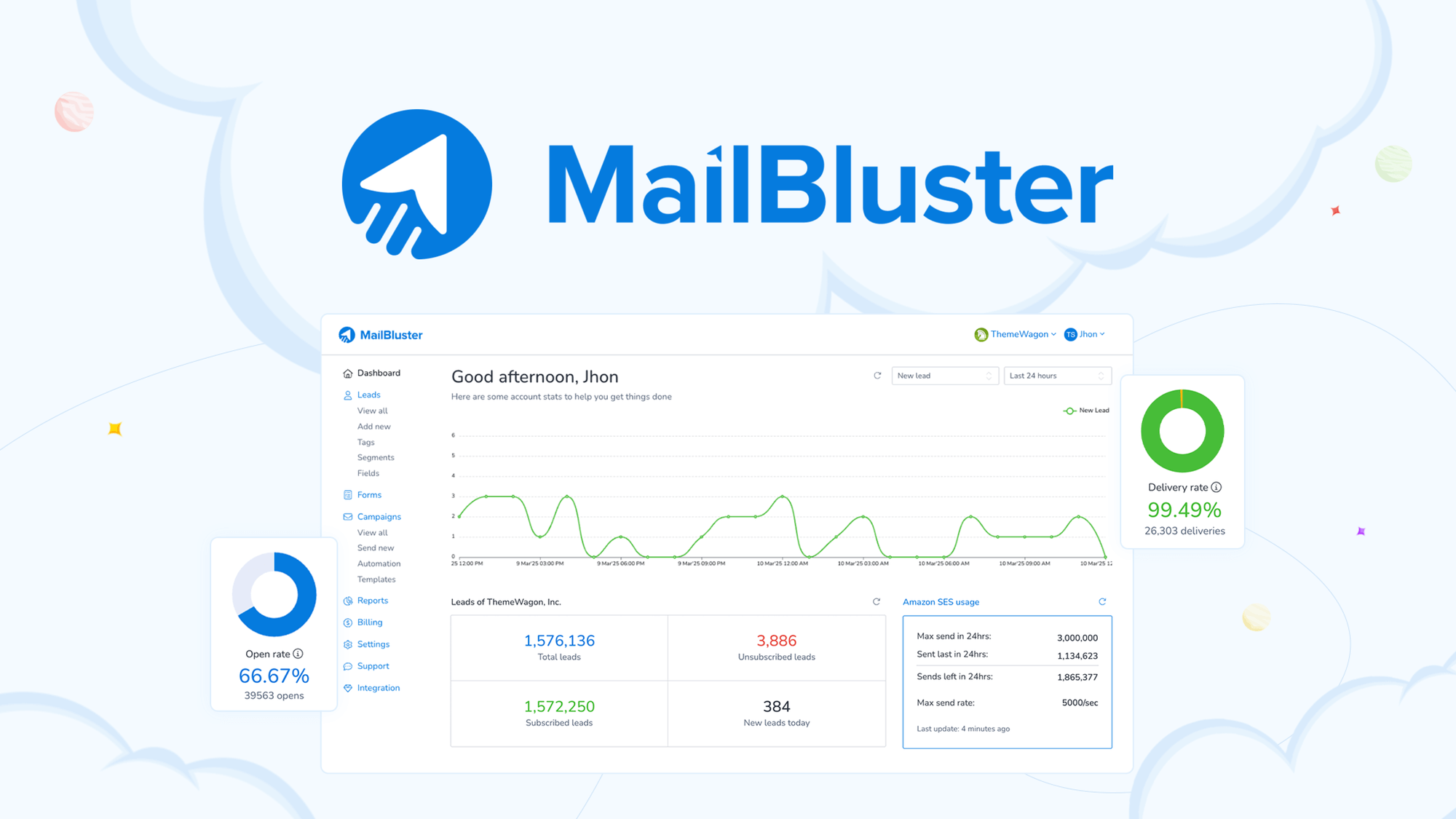 MailBluster Screenshot