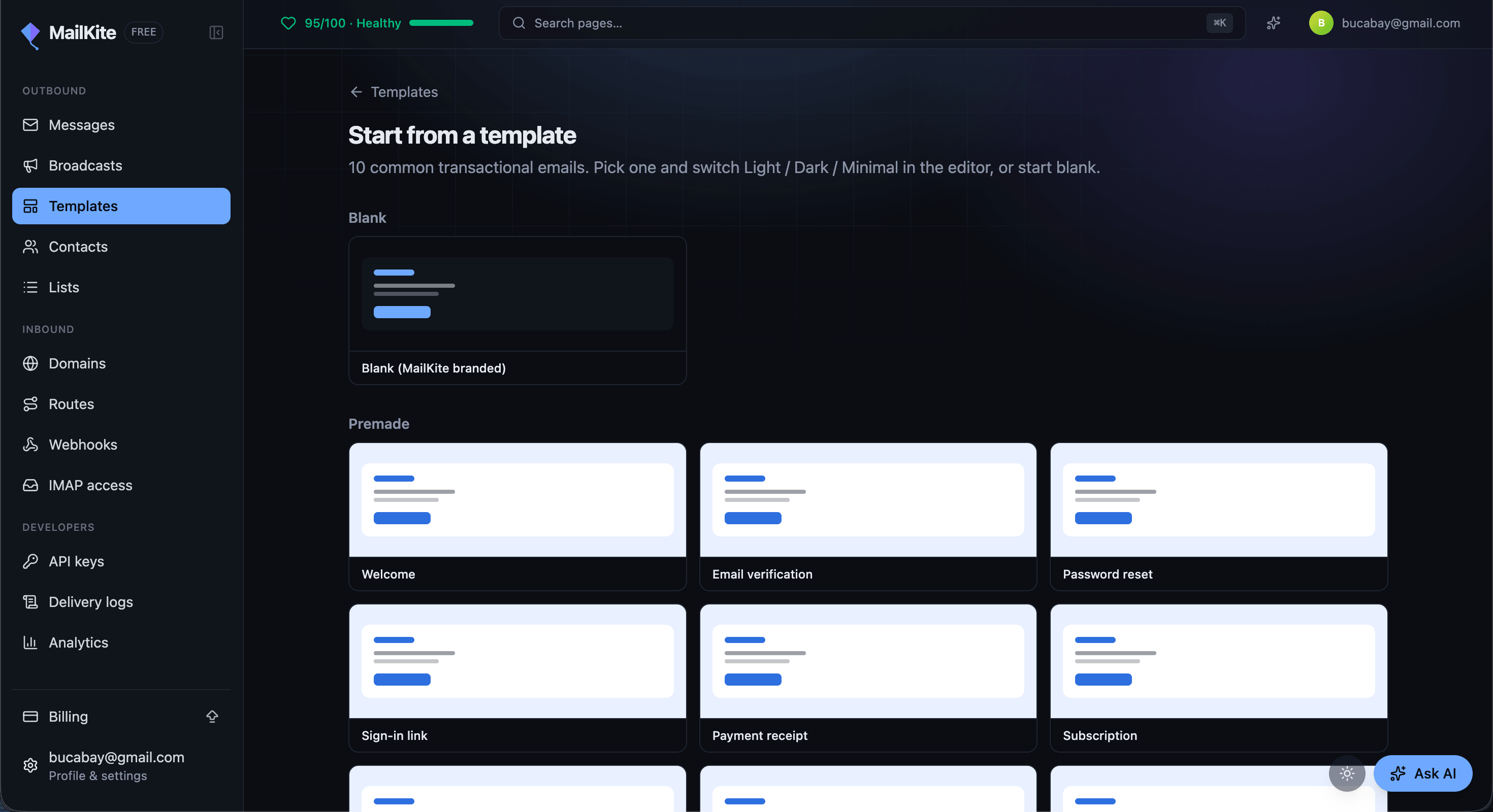 MailKite Screenshot