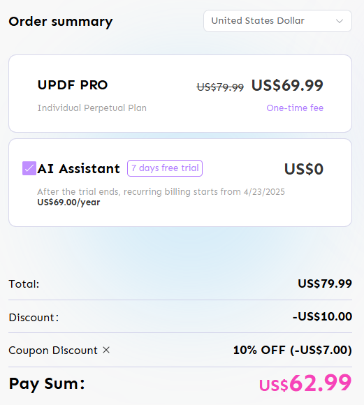 UPDF AI coupon
