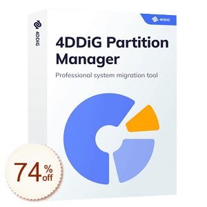 4DDiG Partition Manager割引クーポンコード