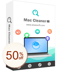 Aiseesoft Mac Cleaner割引クーポンコード