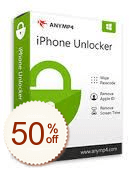AnyMP4 iPhone Unlocker割引クーポンコード