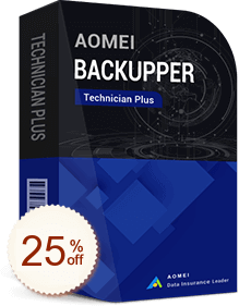 AOMEI Backupper Technician Plus割引クーポンコード