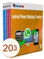 Backuptrans Android iPhone WhatsApp Transfer +割引クーポンコード